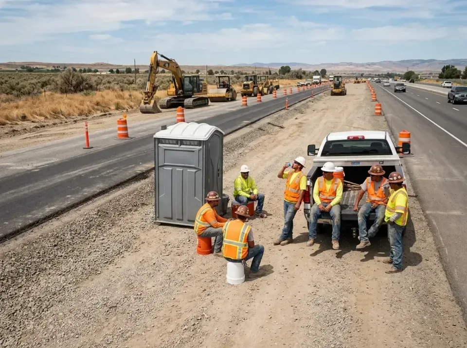 highway-road-construction-crew-007 — frequently asked questions, Porta Potty and Restroom Rentals in Missouri Valley, IA